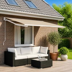 Specifications for Awning Replacement Fabric 400 x 350 cm Beige