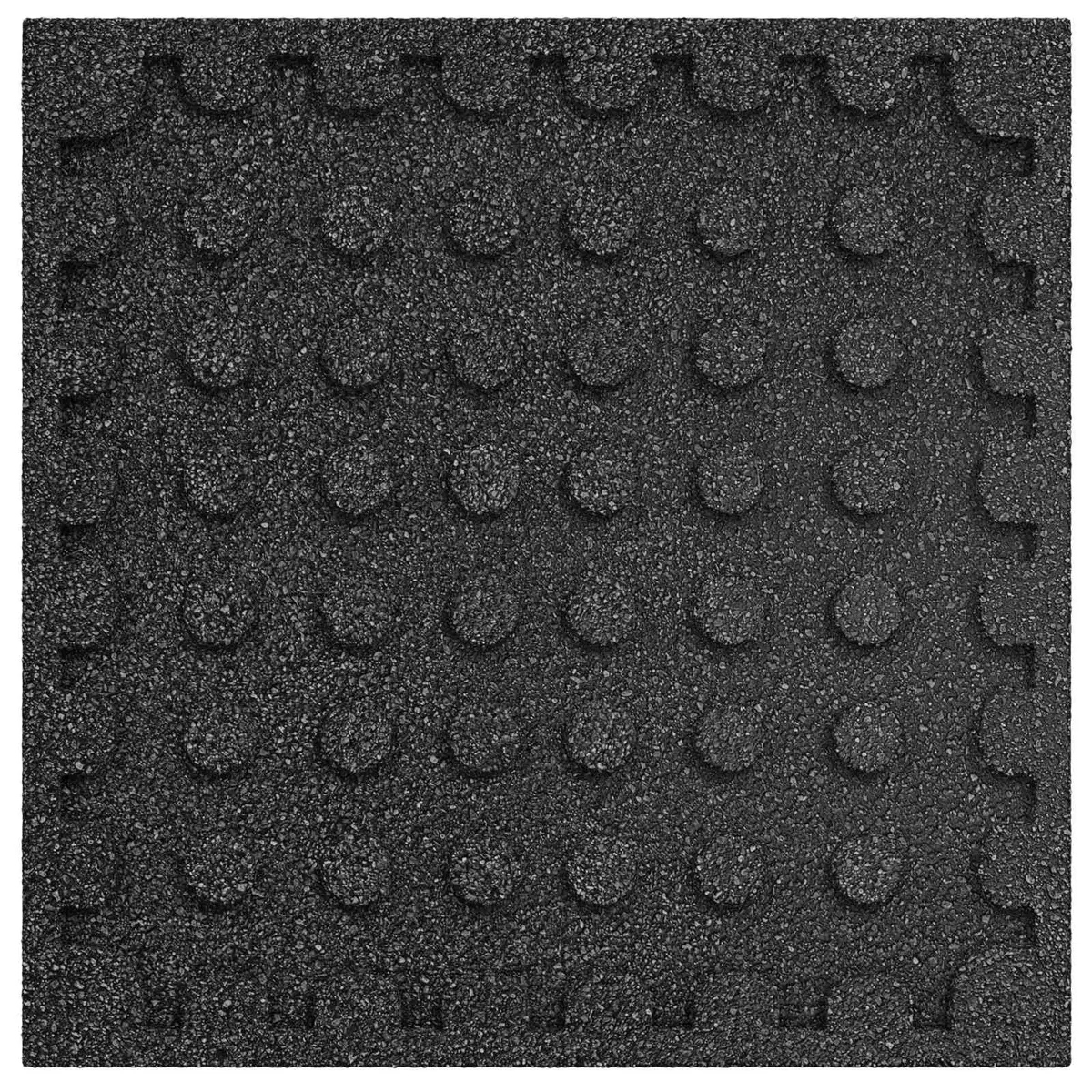 Fall Protection Tiles 24 pcs Black 50 x 50 cm Outdoor Garden Flooring Safety