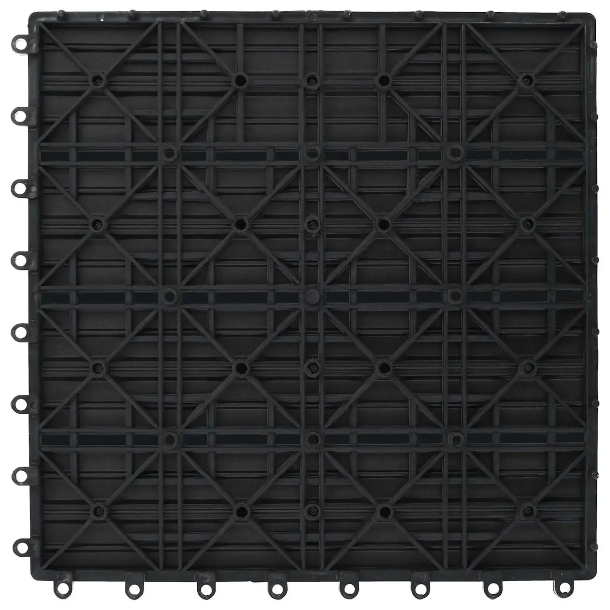 Decking Tile Outdoor Garden Patio 30 x 30 cm Grey 22 Piece