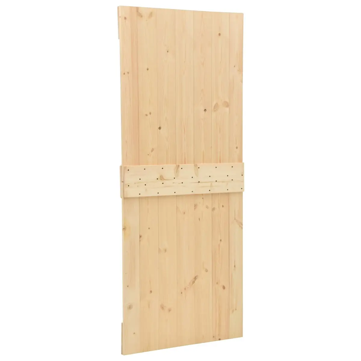 Sliding Doors 2 pcs, Solid Pine Wood 80 x 210 cm