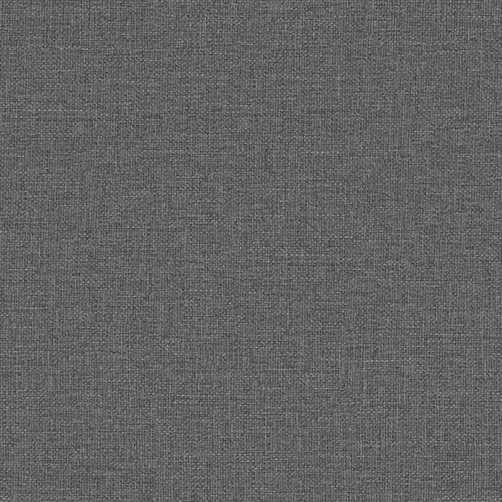 Fabric Bench for Living Room Foyer Entryway Grey Padded Cushion Wooden Legs