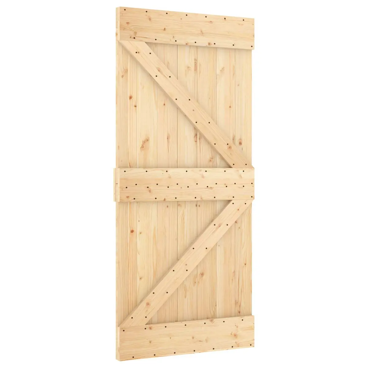 Solid Pine Wood Sliding Door