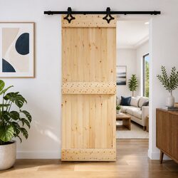 Specifications for Solid Pine Wood Sliding Door 80 x 210 cm