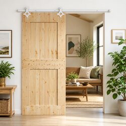 Specifications: Natural White Sliding Door 90 x 210 cm