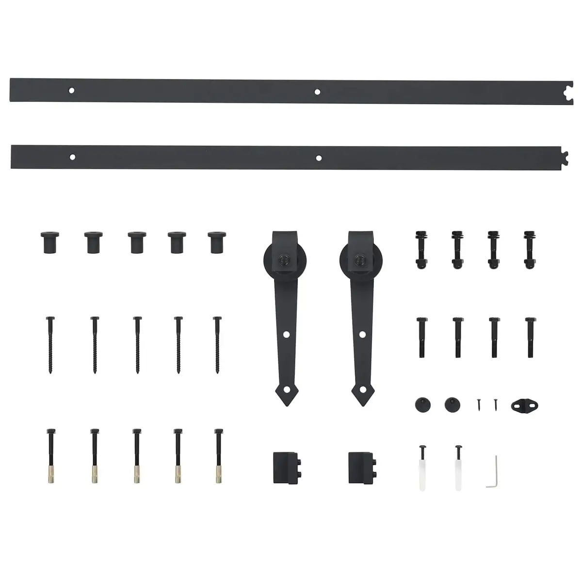 Sliding Door Natural Brown 70 x 210 cm Solid Pine Wood Top Track