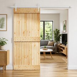 Sliding Door Specifications: 90 x 210 cm Interior Partition