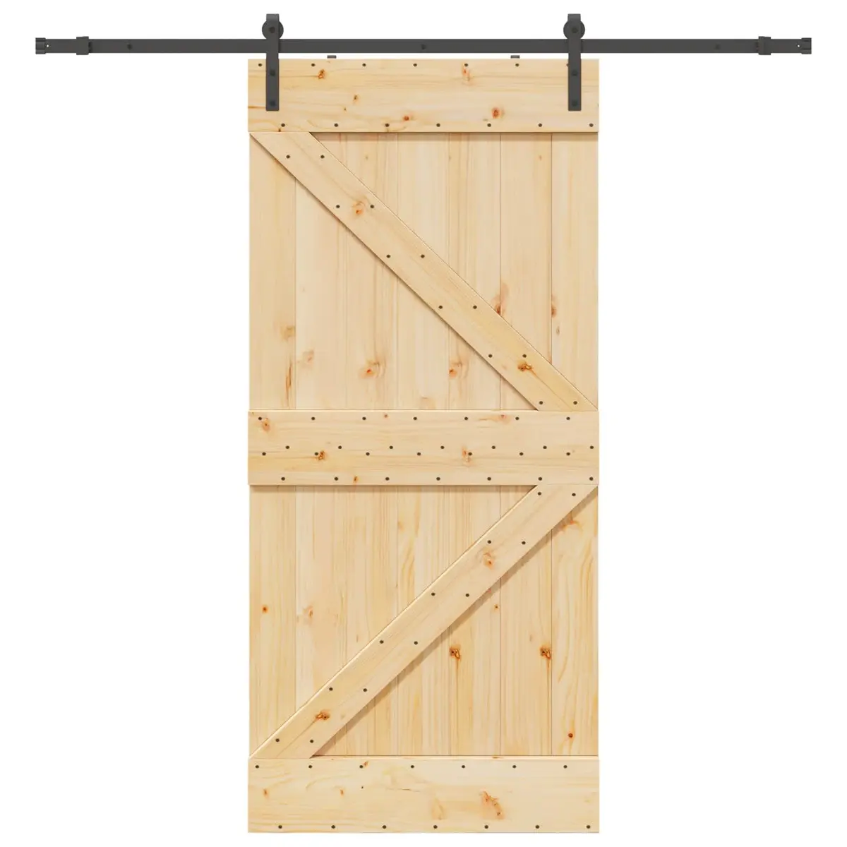 Sliding Door Room Divider 90 x 210 cm Space-Saving Interior Door Gliding