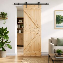Specifications of the Sliding Door with Black Track