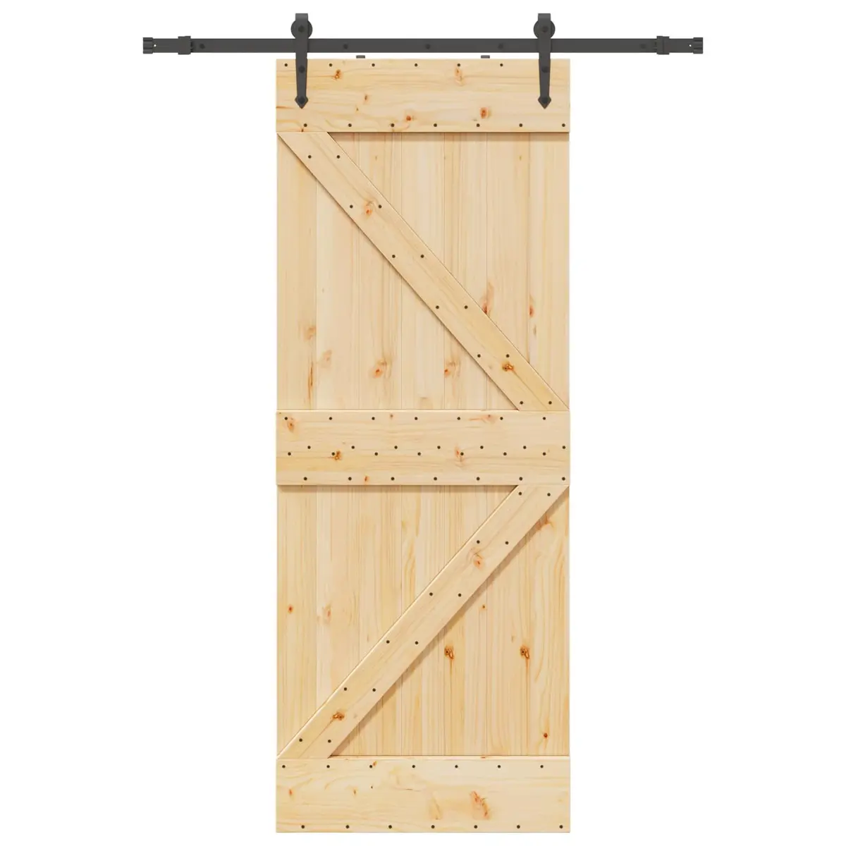 Pine Wood Sliding Door