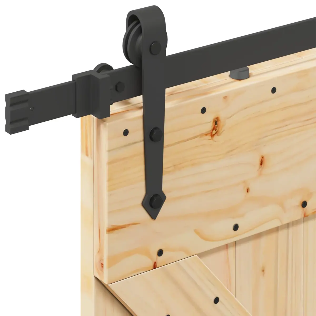 Pine Wood Sliding Door