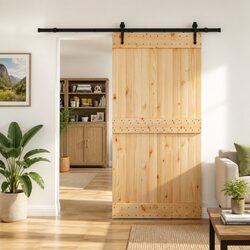 Sliding Door Room Divider - 100cm x 210cm Dimensions