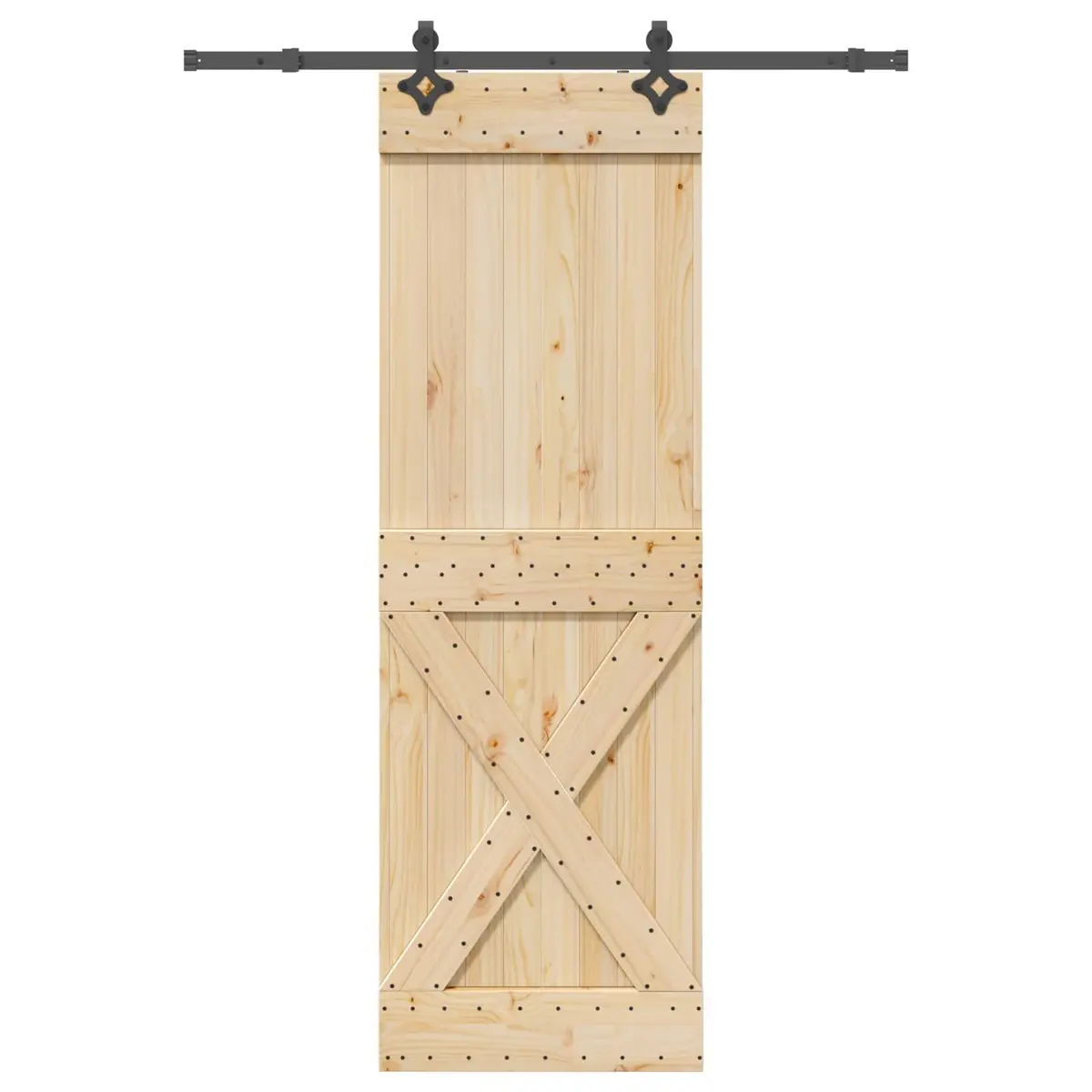 Sliding Door Room Divider 70cm Modern Wardrobe Closet Barn Style
