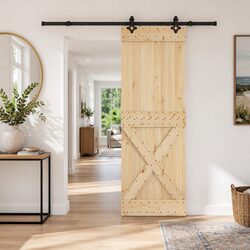 Specifications for the 80x210cm Sliding Door in Pine Wood