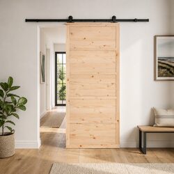 Specifications of Solid Pine Wood Sliding Door 90 x 208 cm