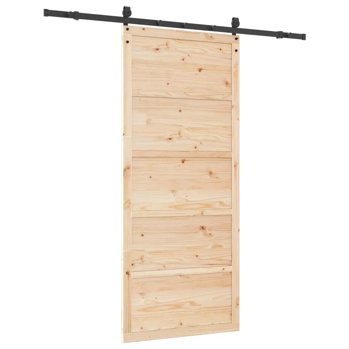 Sliding Door 90 x 208 cm in Pine Wood