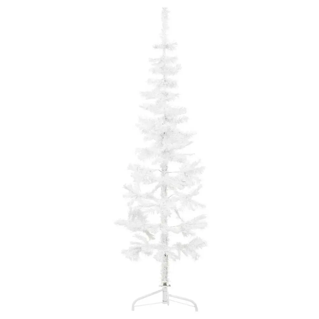 Half Artificial Christmas Tree for Home Decoration 180cm White