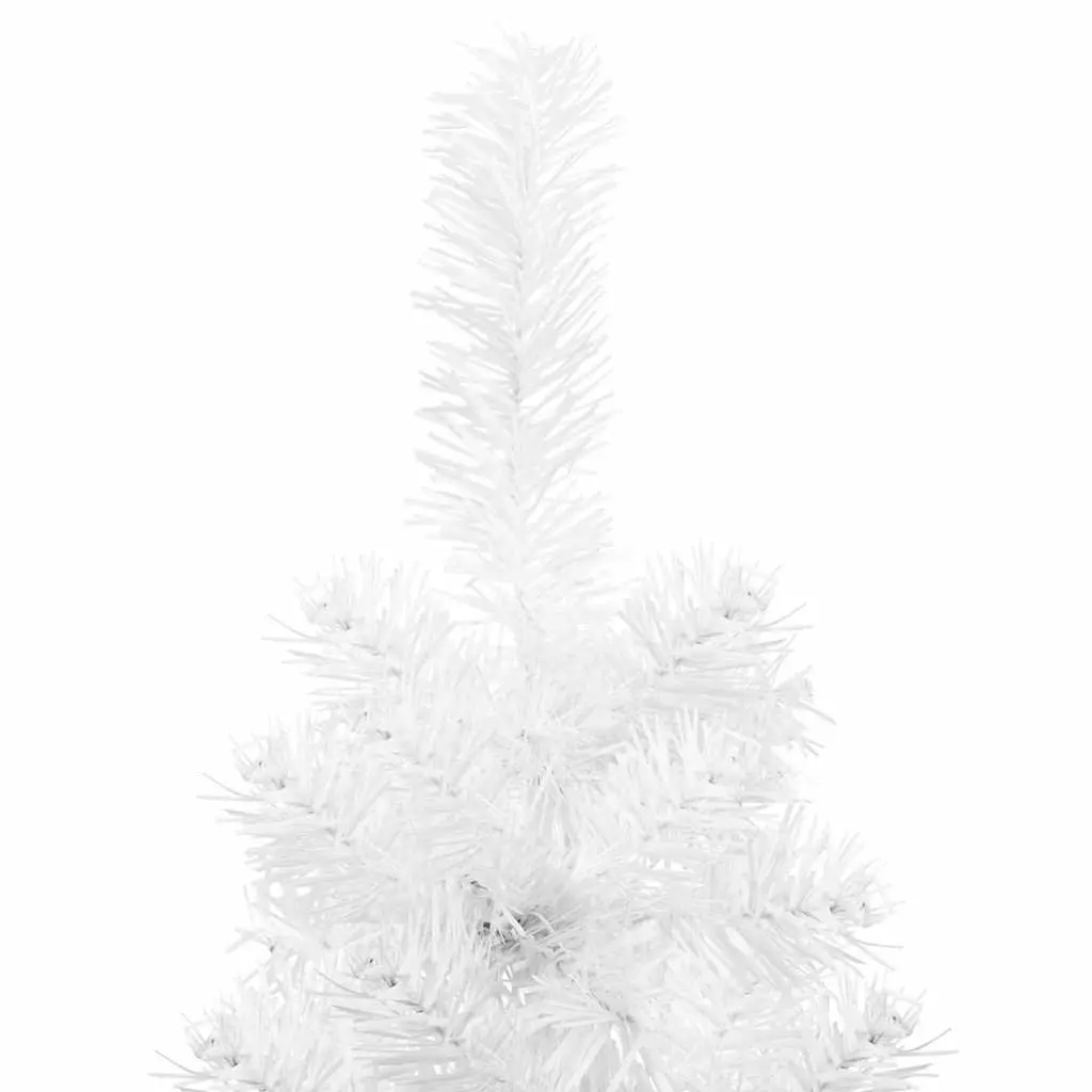 Half Artificial Christmas Tree for Home Decoration 180cm White