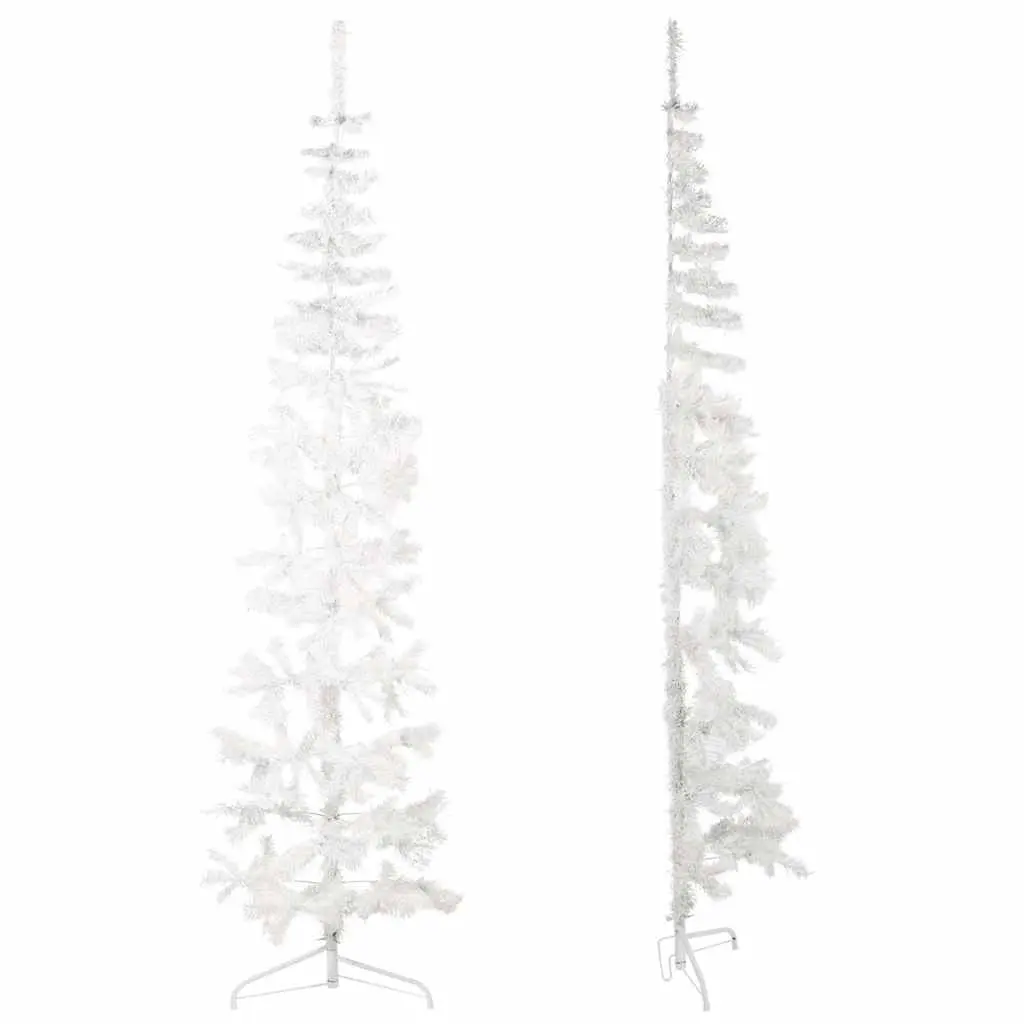 210cm Slim Artificial Half Christmas Tree
