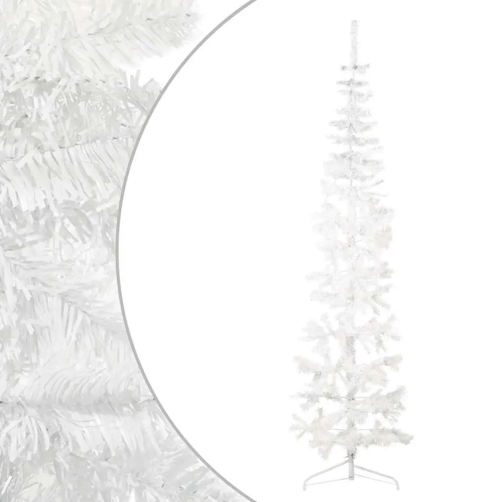Artificial Half Christmas Tree for Home 240cm White