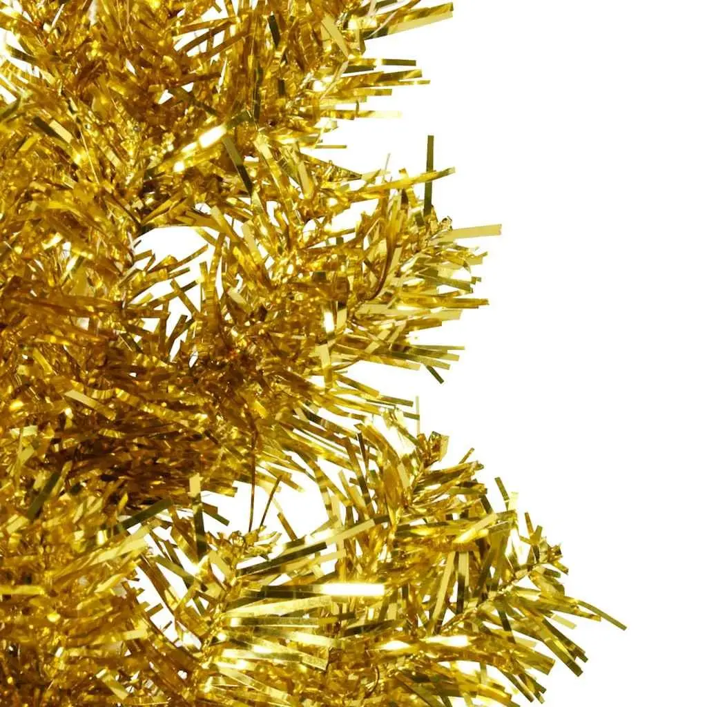 Half Christmas Tree for Home 150cm Gold Seasonal Decoration