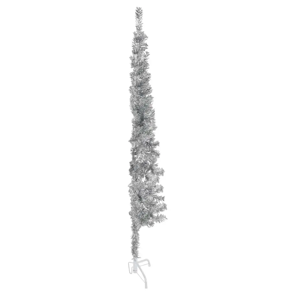 150cm Silver Half Christmas Tree