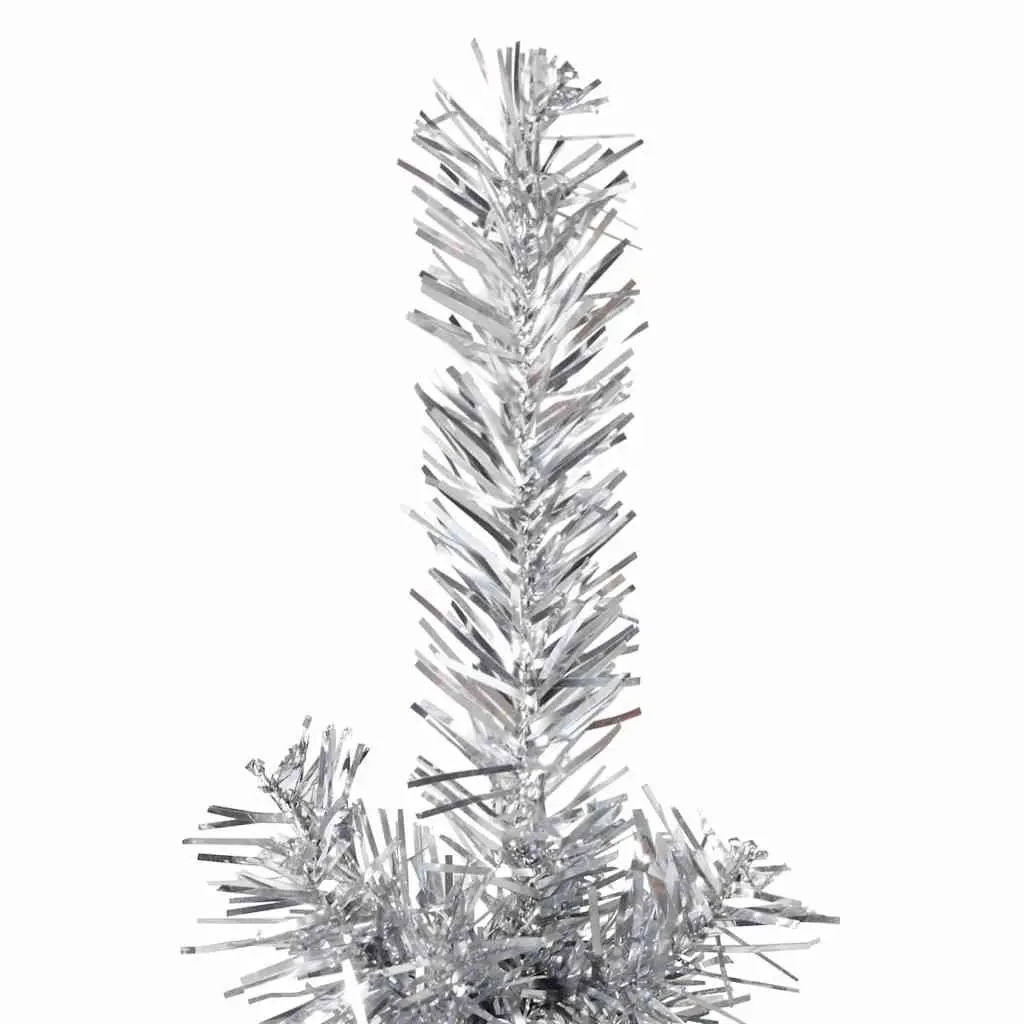 150cm Silver Half Christmas Tree