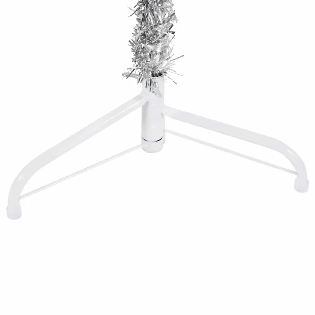 150cm Silver Half Christmas Tree