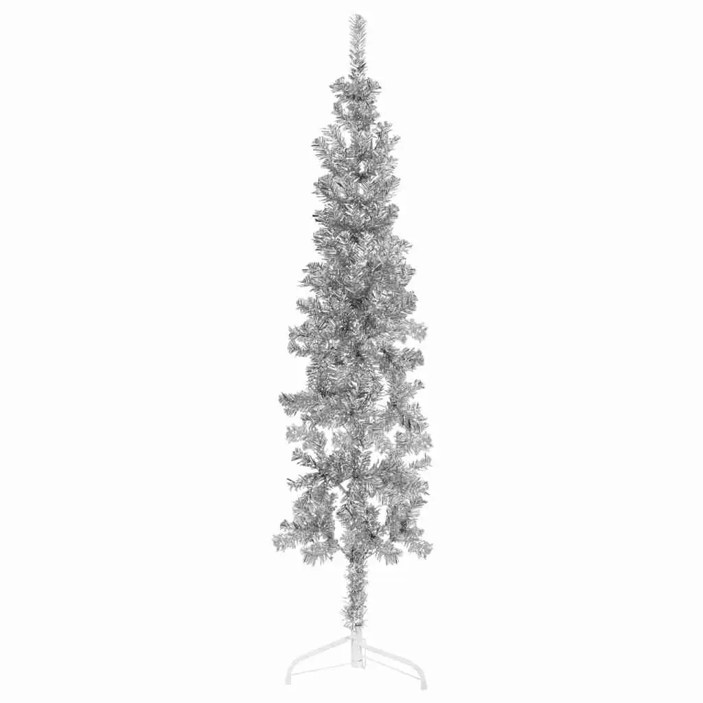 Slim Artificial Half Christmas Tree 180 cm