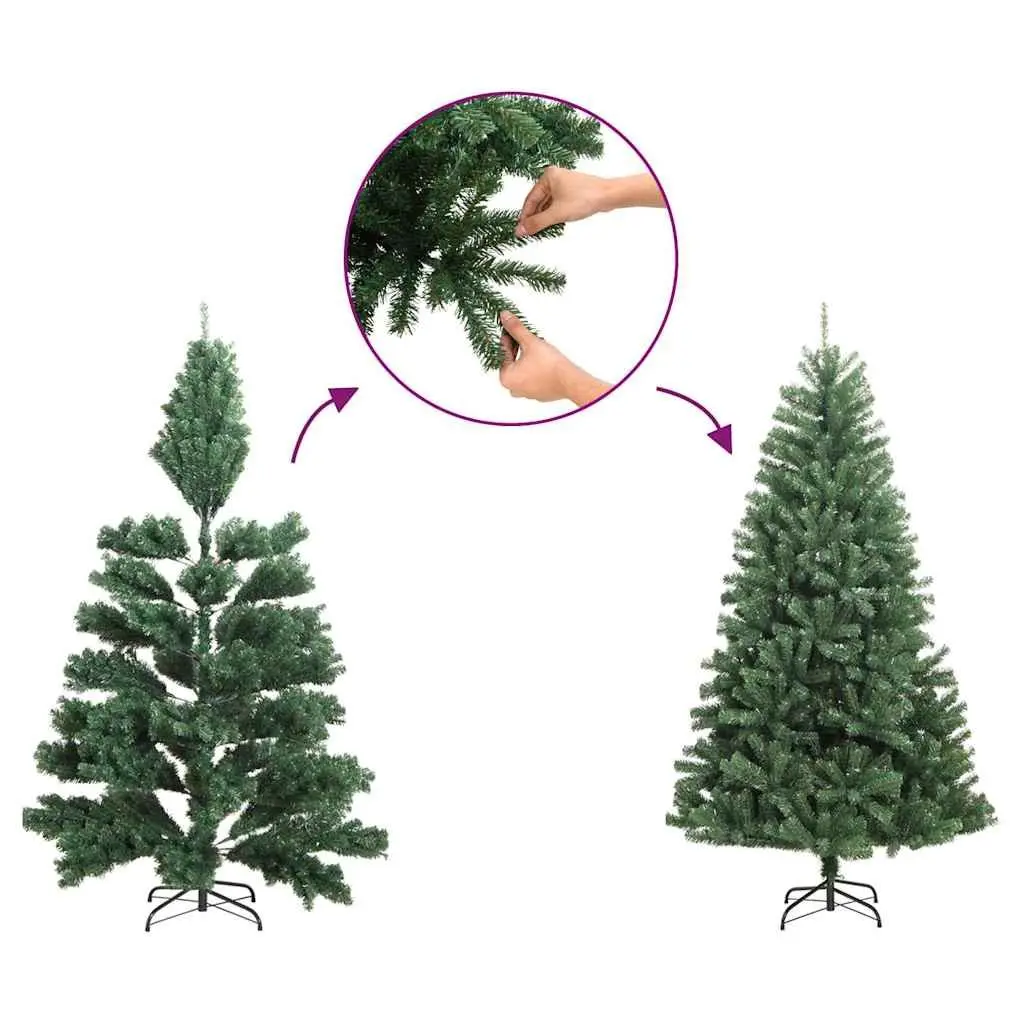 Slim Artificial Half Christmas Tree 180 cm