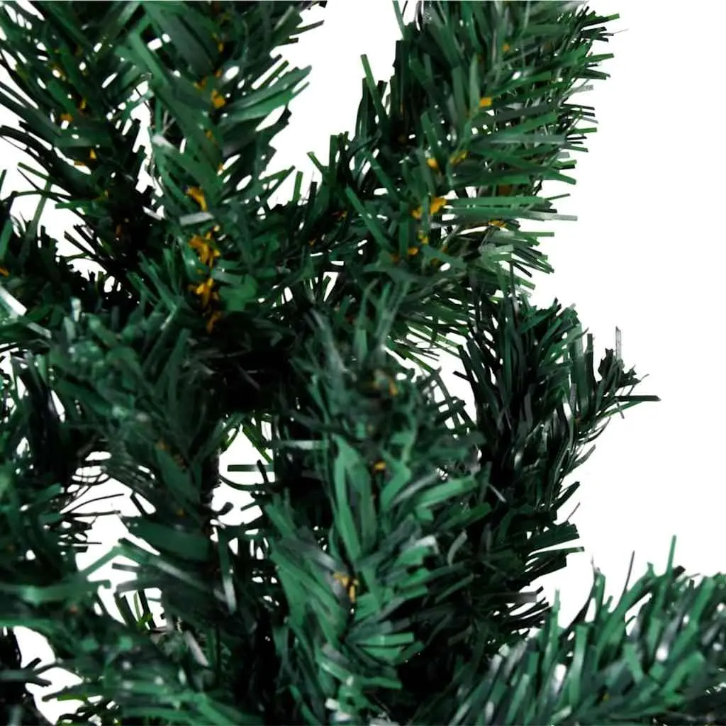 Slim Half Christmas Tree with Stand, 180cm