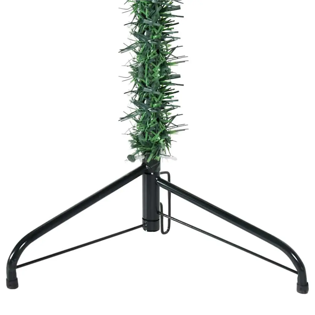 Slim Half Christmas Tree with Stand, 180cm
