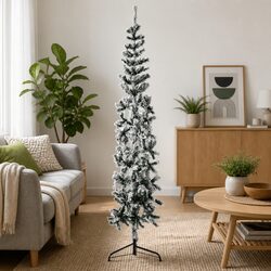 Specifications of 240cm Slim Half Christmas Tree in Green
