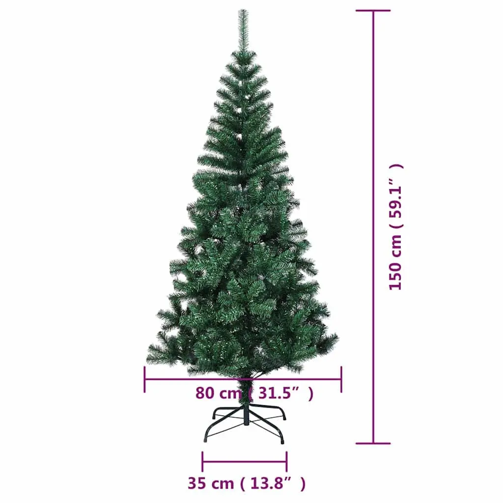 150cm Green PVC Christmas Tree