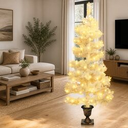 Specifications of the 120cm Pre-lit White Christmas Tree