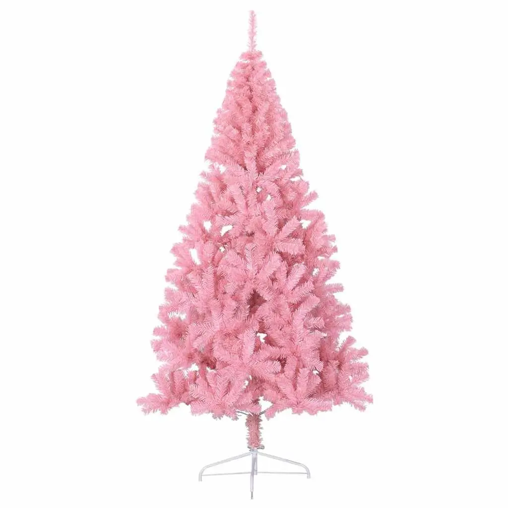 210cm Pink Half Christmas Tree