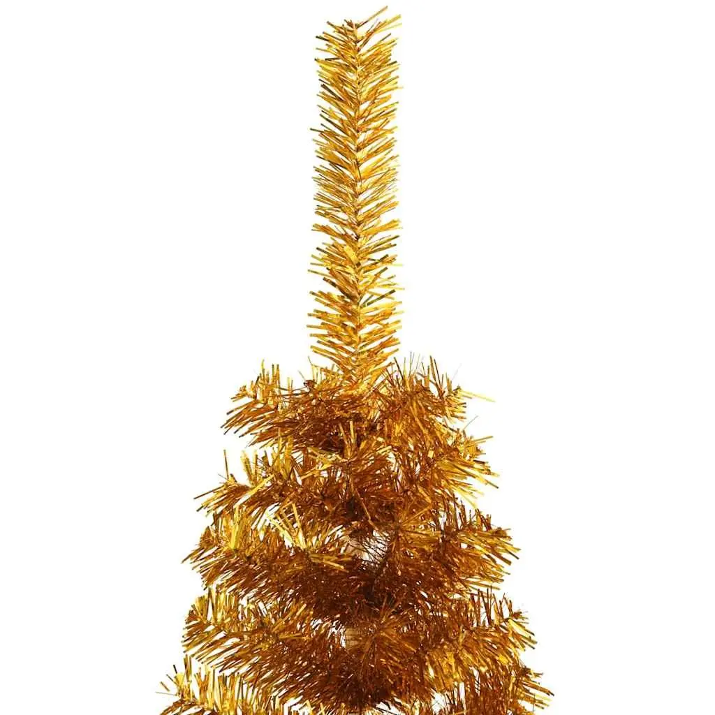 180cm Gold Half Christmas Tree