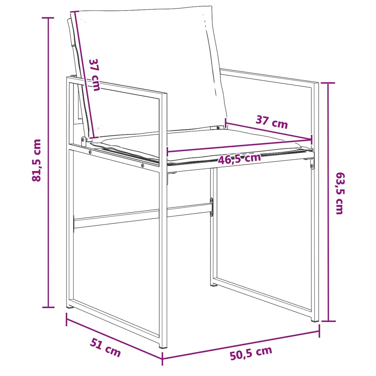 Outdoor Dining Set Garden Use 5 Piece Black Steel Frame Tempered Glass