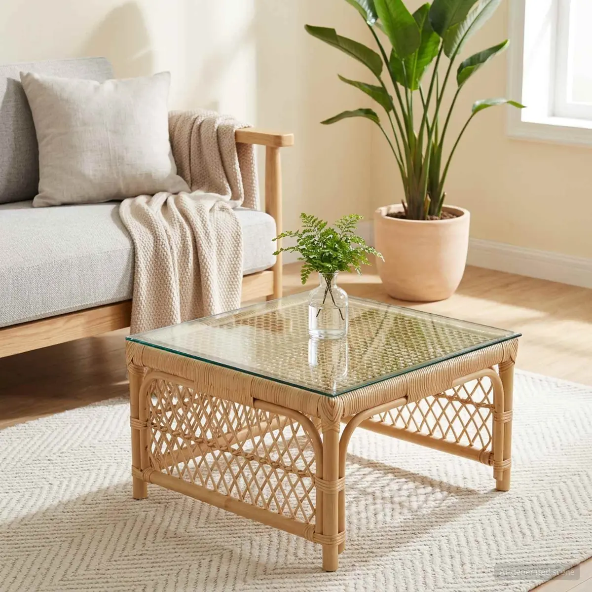 Tempered Glass Table Top for Dining Coffee Garden 40x40 cm Transparent Square
