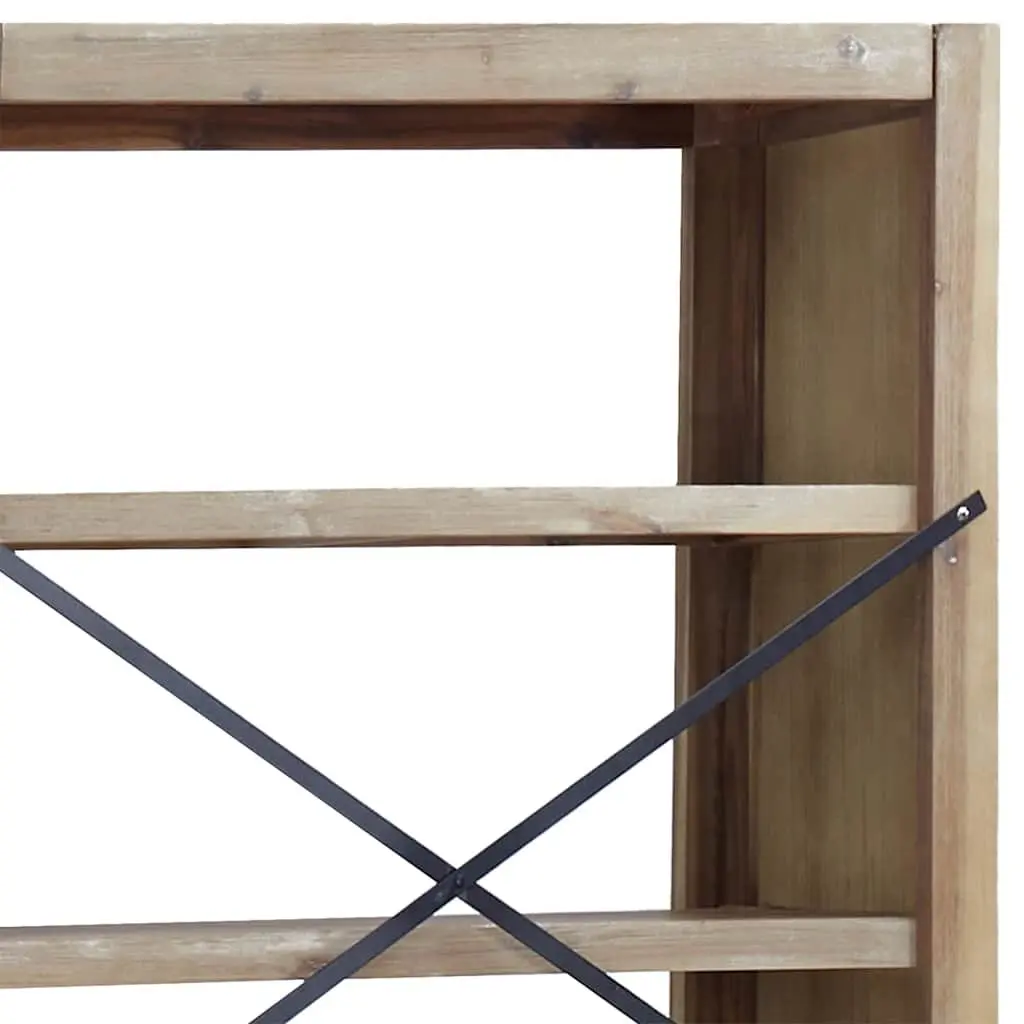 5-Tier Wooden Bookcase for Home 80x30x140cm Brown Shelving Storage Display Organiser