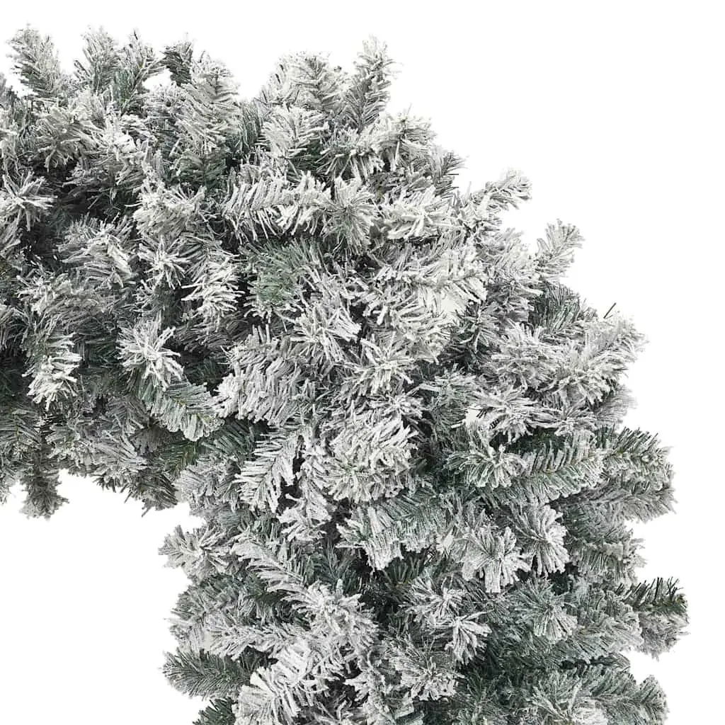 Christmas Tree Arch Seasonal Decoration 270cm Flocked Snow White