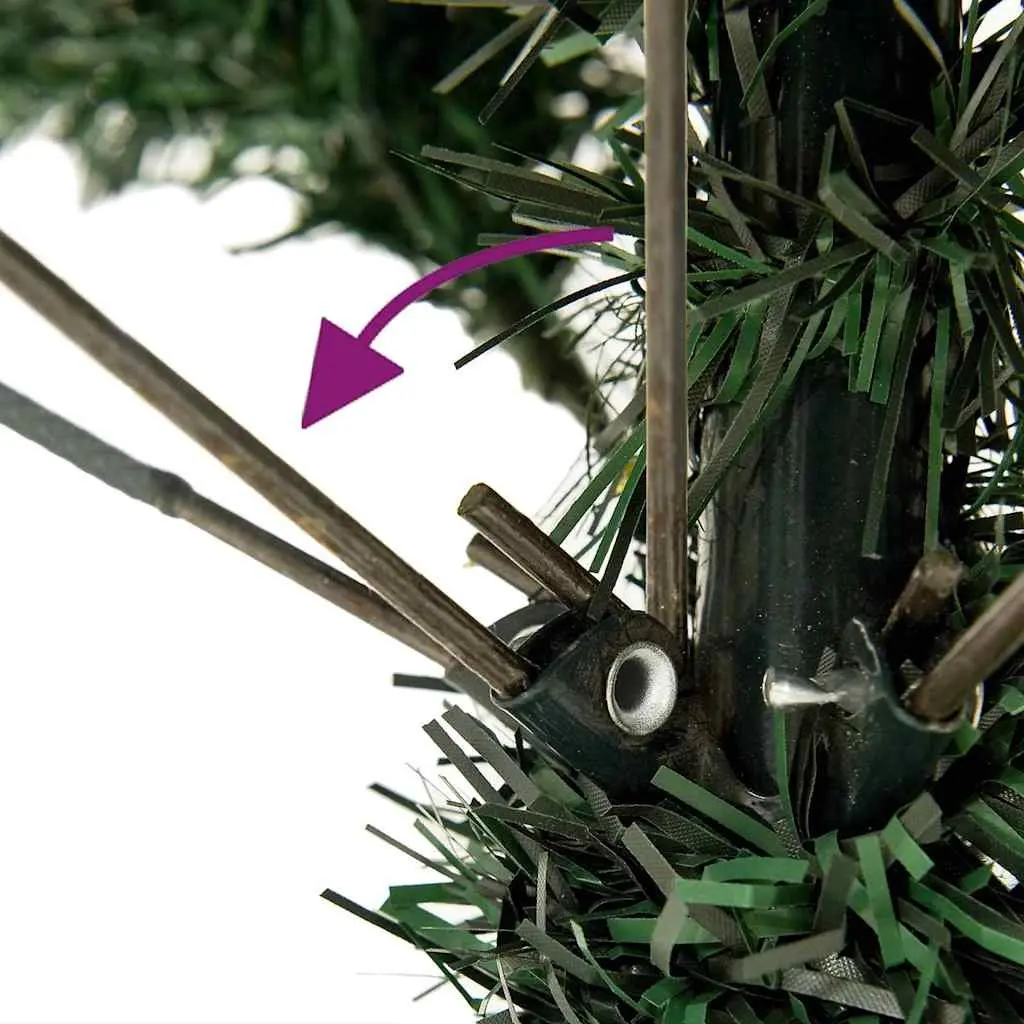180cm Green Hinged Branch Christmas Tree