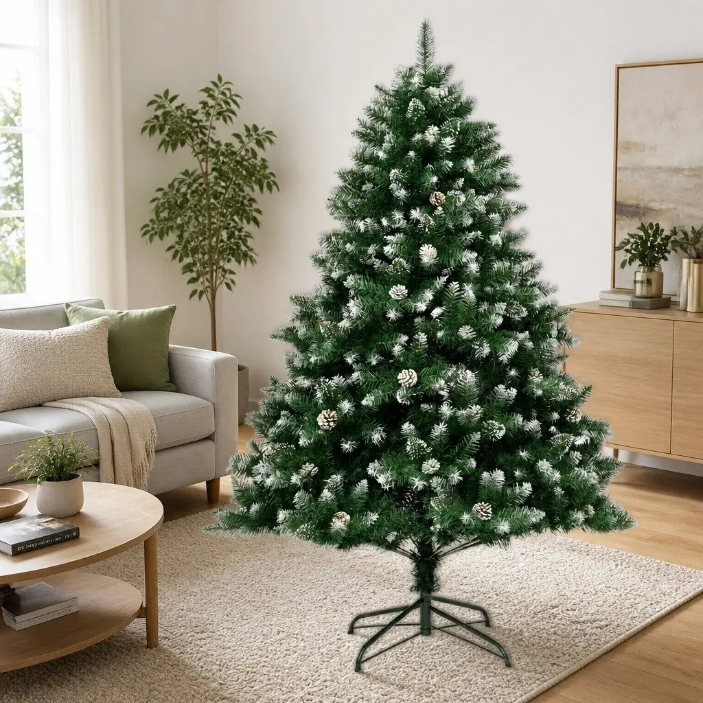 210cm Green Artificial Christmas Tree
