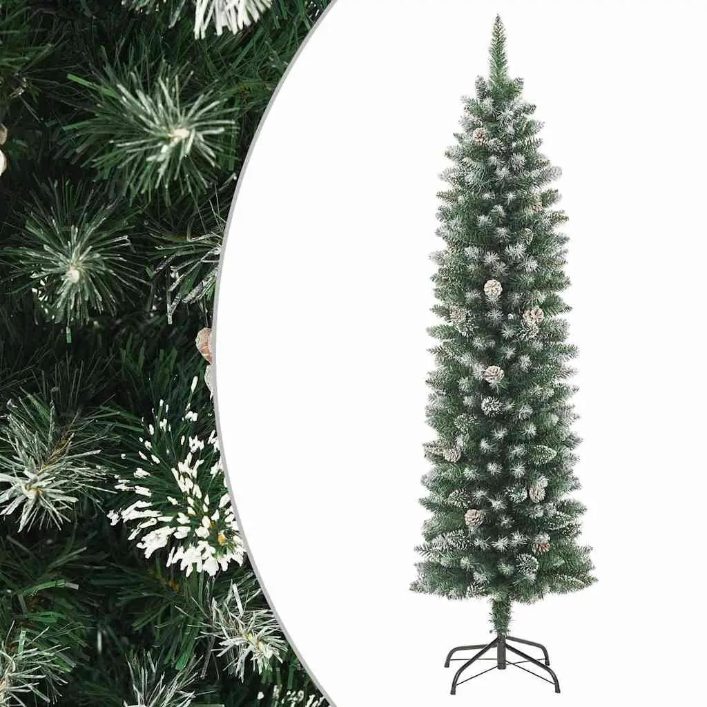 Artificial Christmas Tree for Hallways 180cm Green PVC