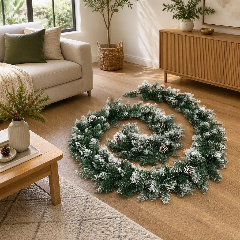 2.7m Christmas Garland LED Lights