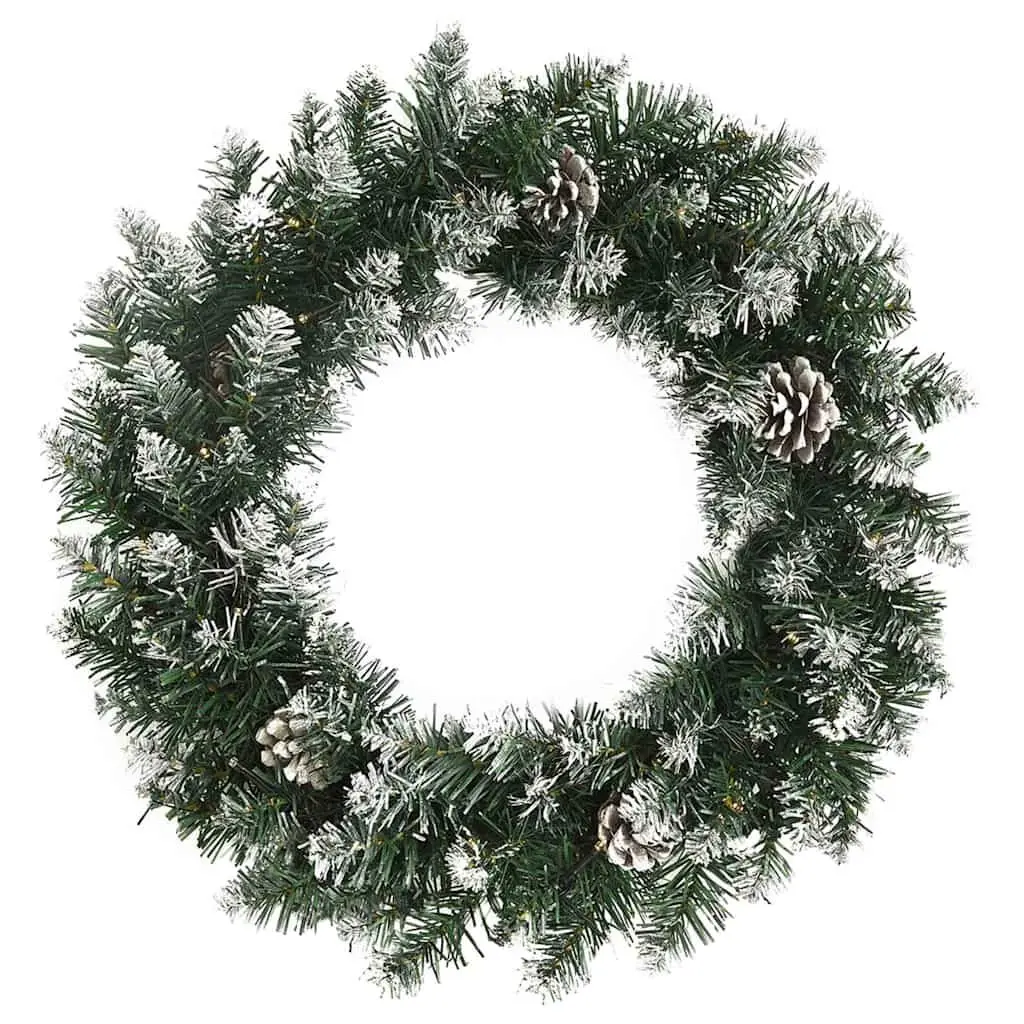 Christmas Wreath 45cm LED Lights Holiday Decoration Indoor Outdoor Seasonal