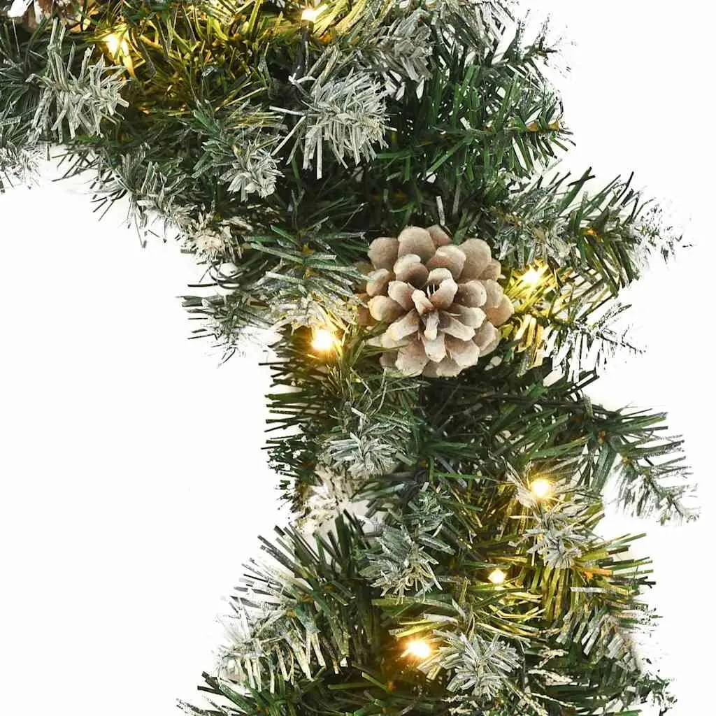 Christmas Wreath 45cm LED Lights Holiday Decoration Indoor Outdoor Seasonal