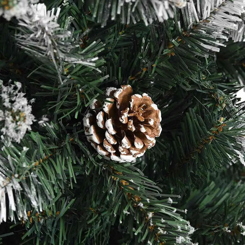 Artificial Christmas Tree 210cm Green PVC for Home Decoration