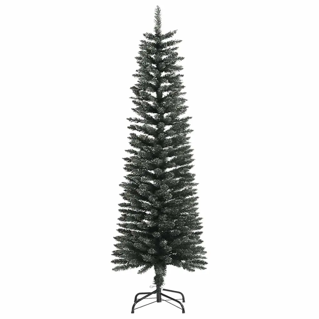 Artificial Christmas Tree for Narrow Spaces 150cm Green Bushy PVC