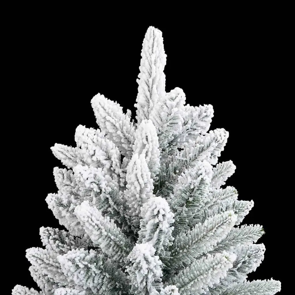 Artificial Christmas Tree White Flocked Snow 120cm for Home Decoration