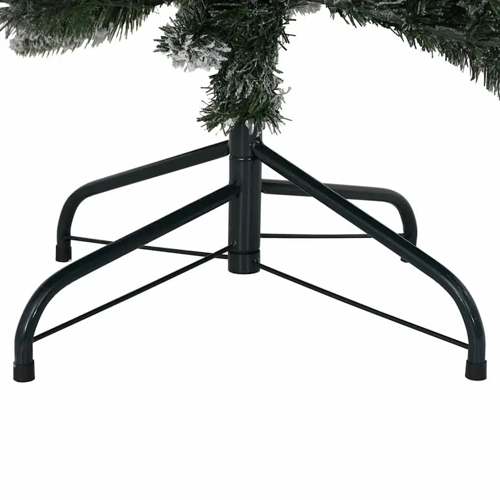 Artificial Christmas Tree 210cm White Snow Flocked PVC PE Hinged Branches for Seasonal Decoration